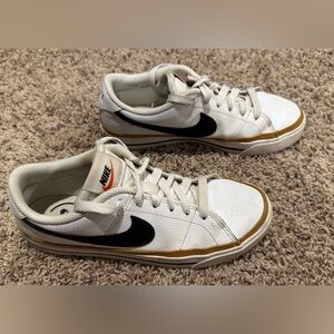 Nike women’s  White and Brown Sneakers
